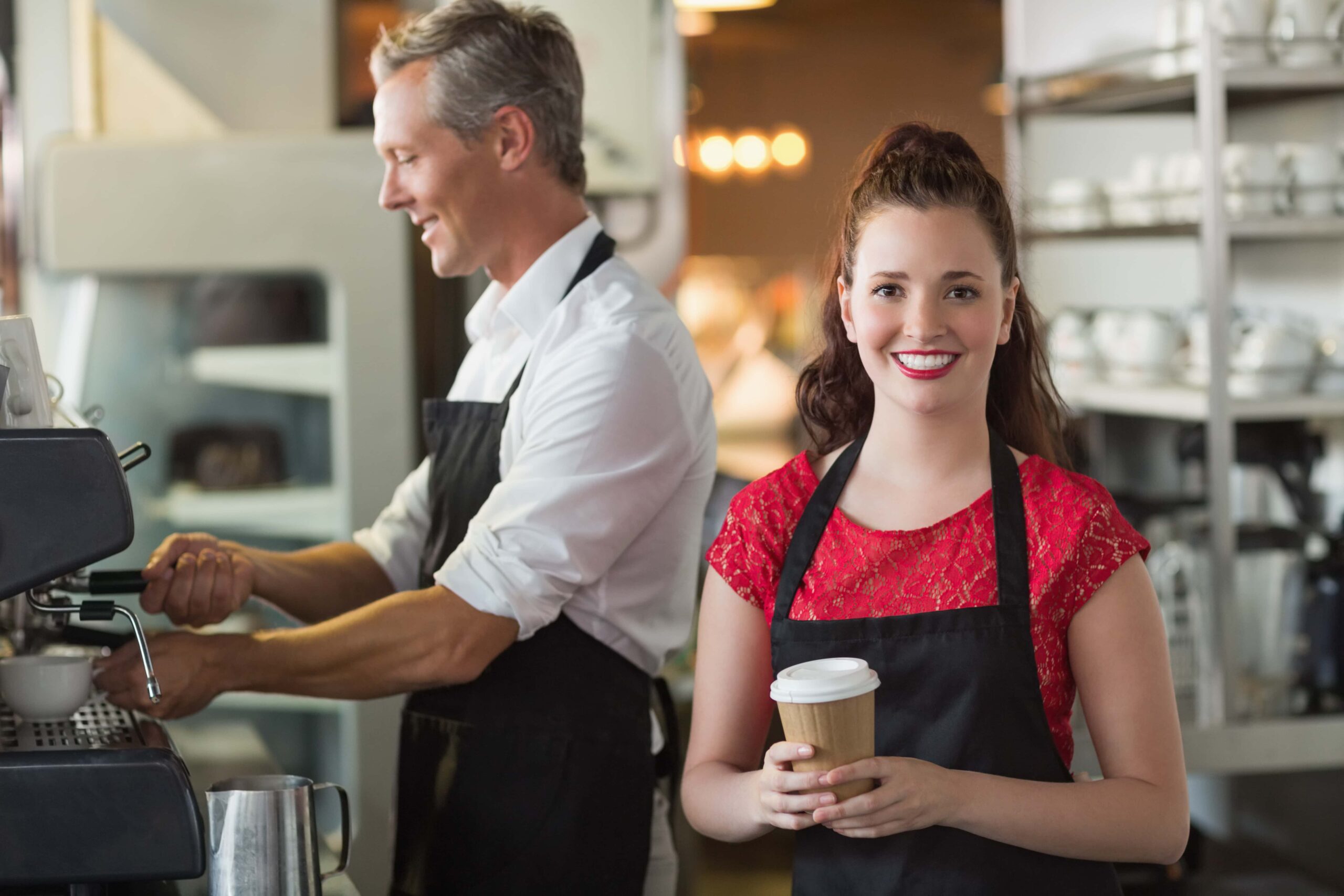 Barista Smiling Payroll for Bars and Restaurant